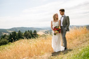 Wine country wedding
