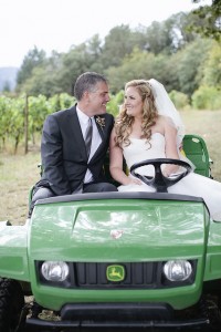 Wine country wedding