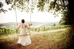 Wine country wedding