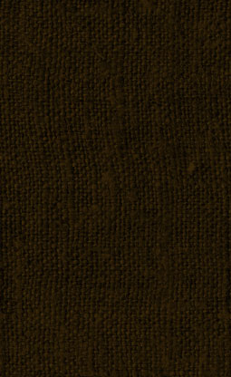 A vertical, close-up texture image showing a dark brown, densely woven fabric with a consistent grainy pattern.